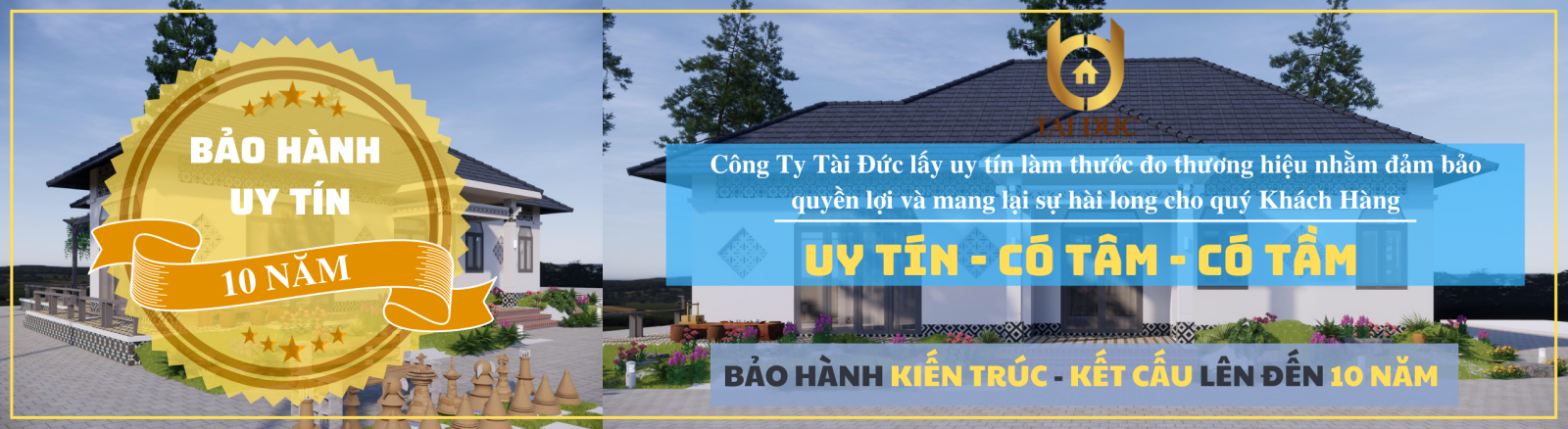 Bảo hành công trình 10 năm